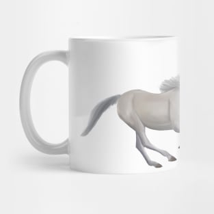 Grey horse Mug